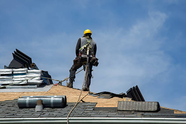 Professional Storm Damage Roof Repair technician working in Aurora, CO